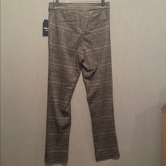 NWT Ookie and Lala Plaid Women’s Dress Pants Size Medium - Picture 3 of 3